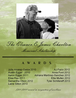 Eleanor James Charlton award 2013
